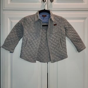 4T 7 For All Mankind Quilted Gray Kids Jacket
